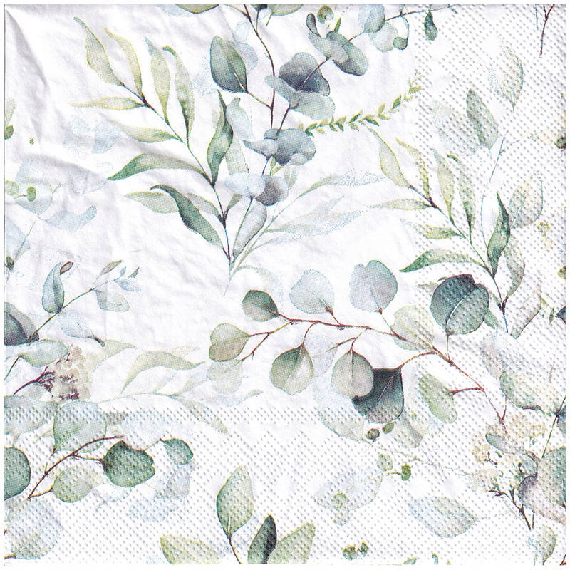 Serwetka do decoupage 33x33 eukaliptus