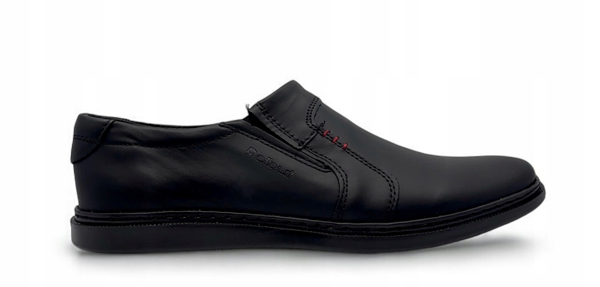 Pánské nazouvací polobotky Polbut model 2132 – přírodní kůže, velikost 44