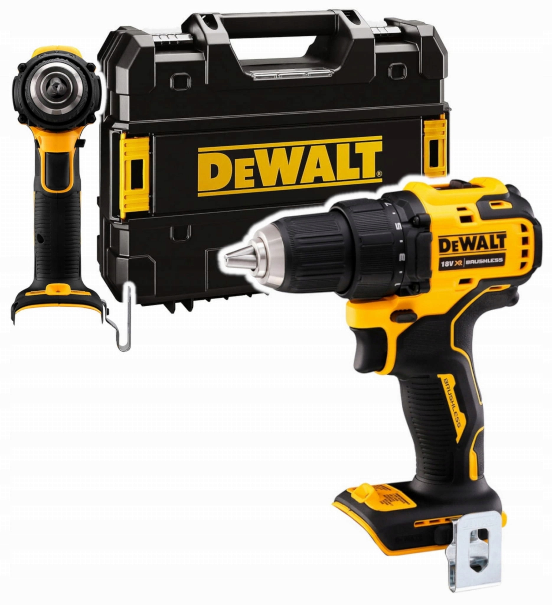 Dewalt DCD708NT Wiertarko Wkrętarka 18V Xr 65NM Kompaktowa Body Tstak