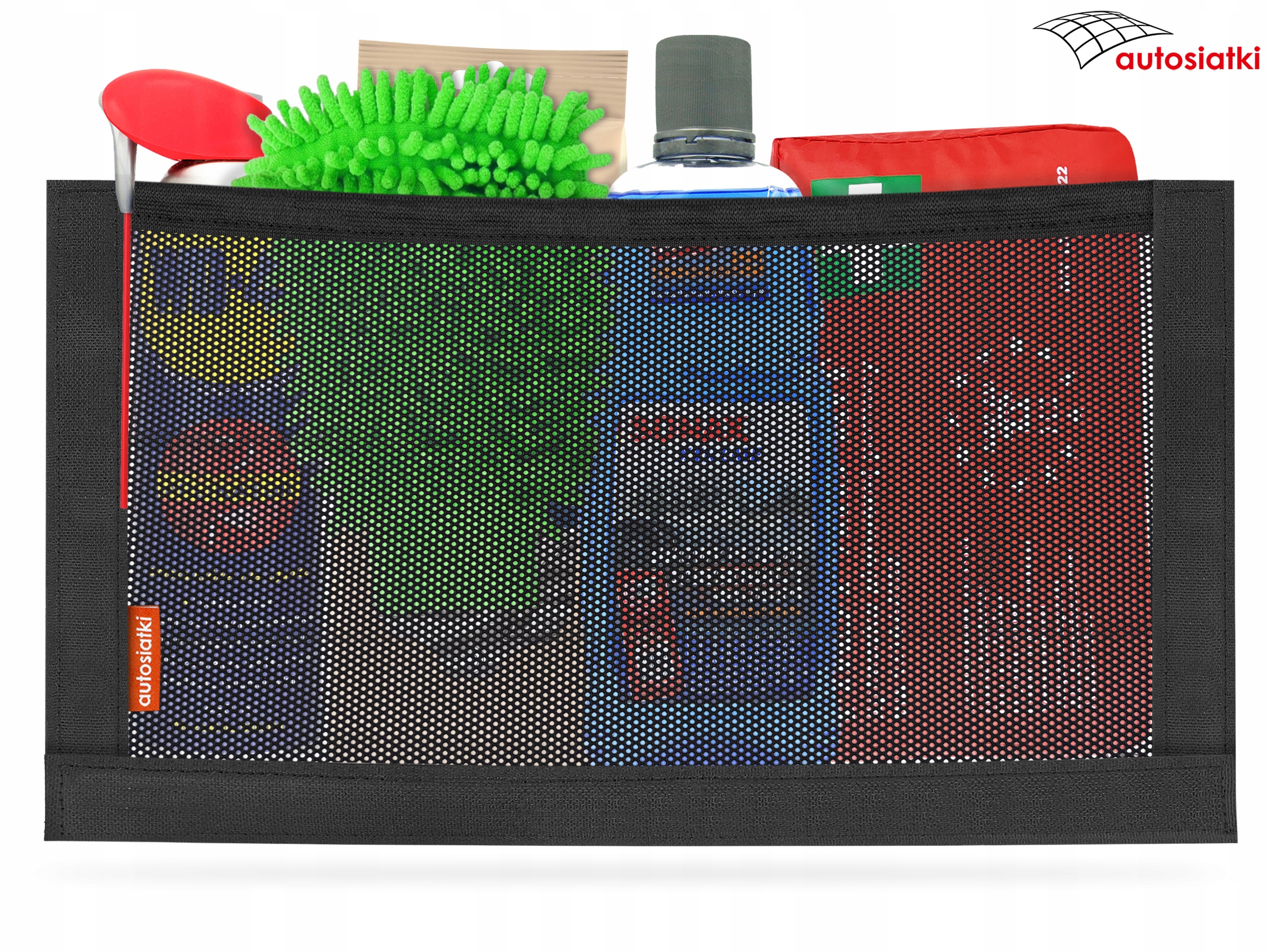 SIATKA KIESZEŃ DO BAGAŻNIKA NA RZEP 50x25 cm NANO Rodzaj siatki