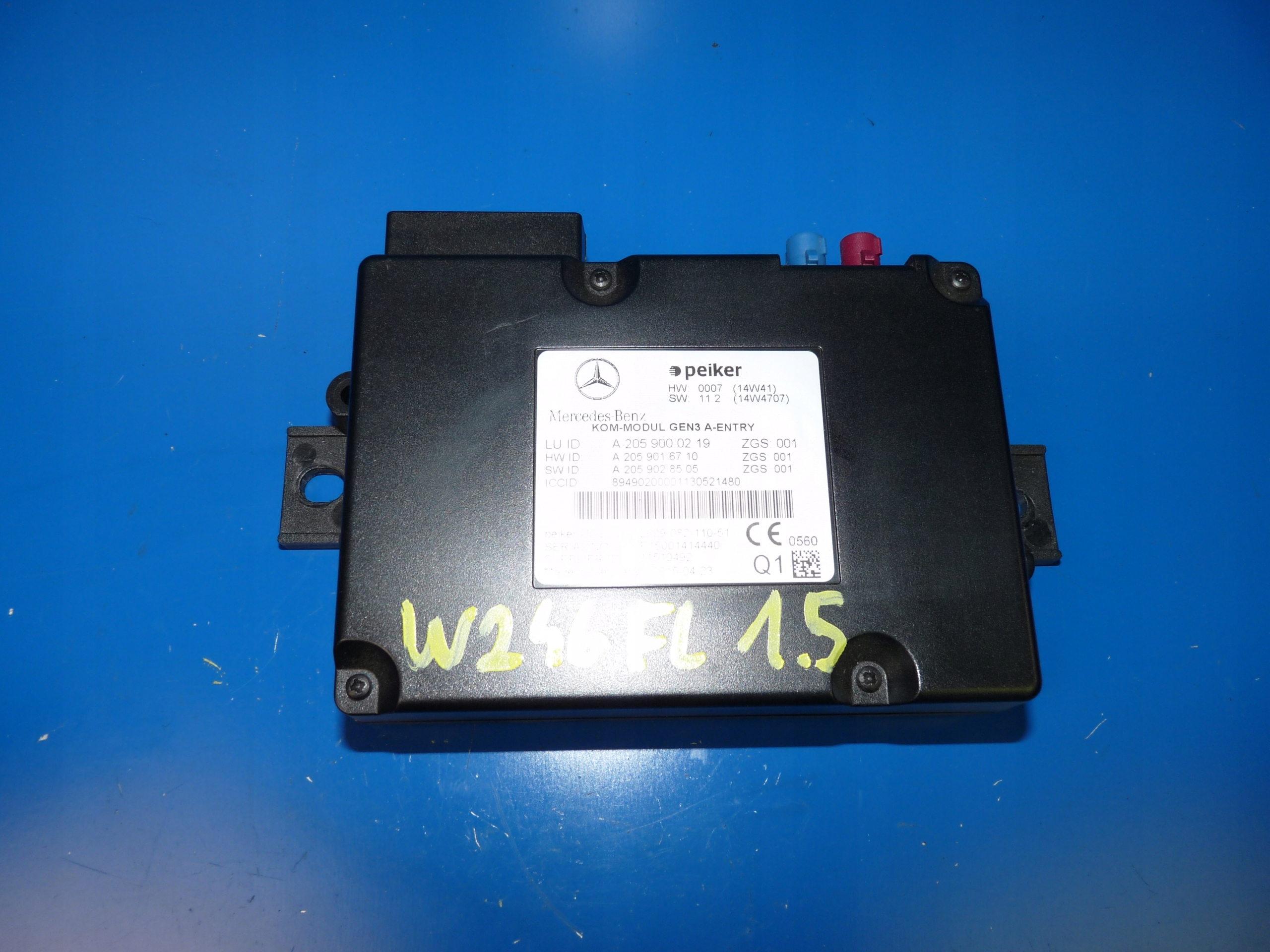 MERCEDES B W246 W176 module BLUETOOTH TELEMATIC