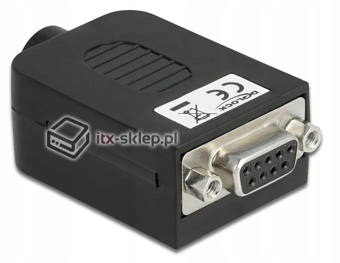 Adapter terminal RS-232 w obudowie żeński Sub-D 9p Kod producenta 66265