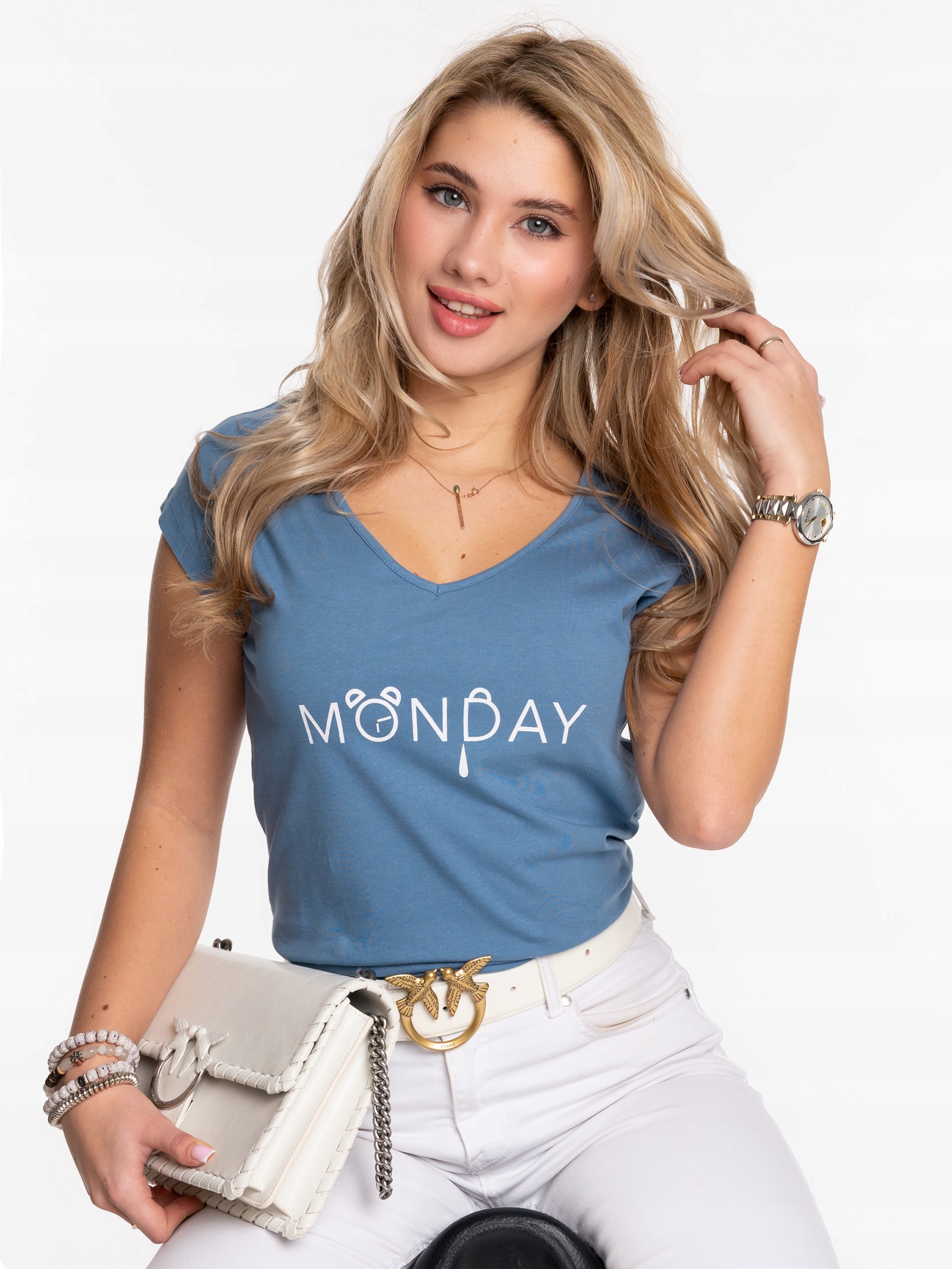 GENIALNY MODEL KOBIECA BLUZKA DUŻO KOLORÓW Rozmiar S