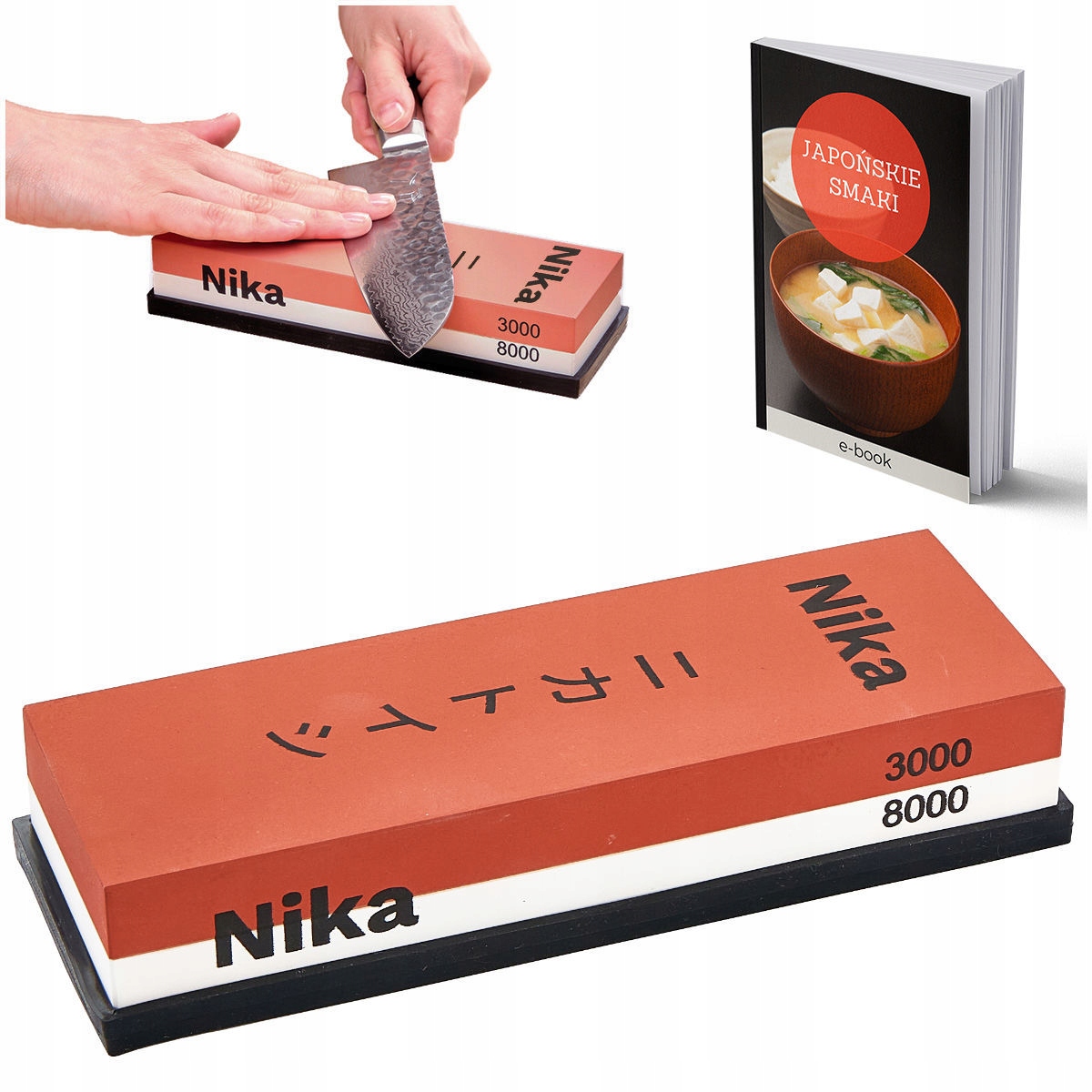 

Nika 3000/8000 kamień d ostrzenia ostrzałka osełka
