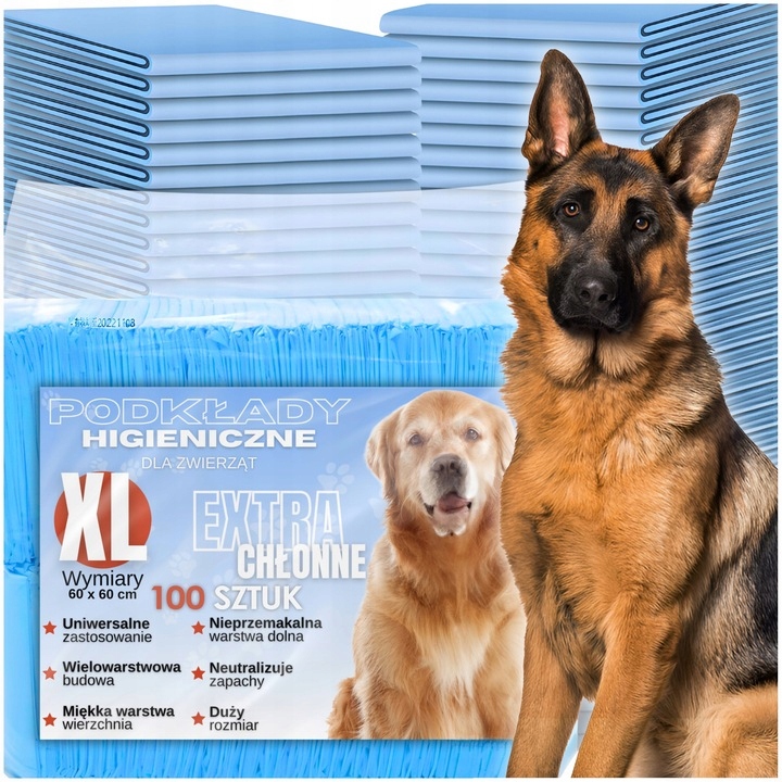 Levně Absorpční Hygienické Podložky Pro Psa Kočku na učení 60x60 100 ks