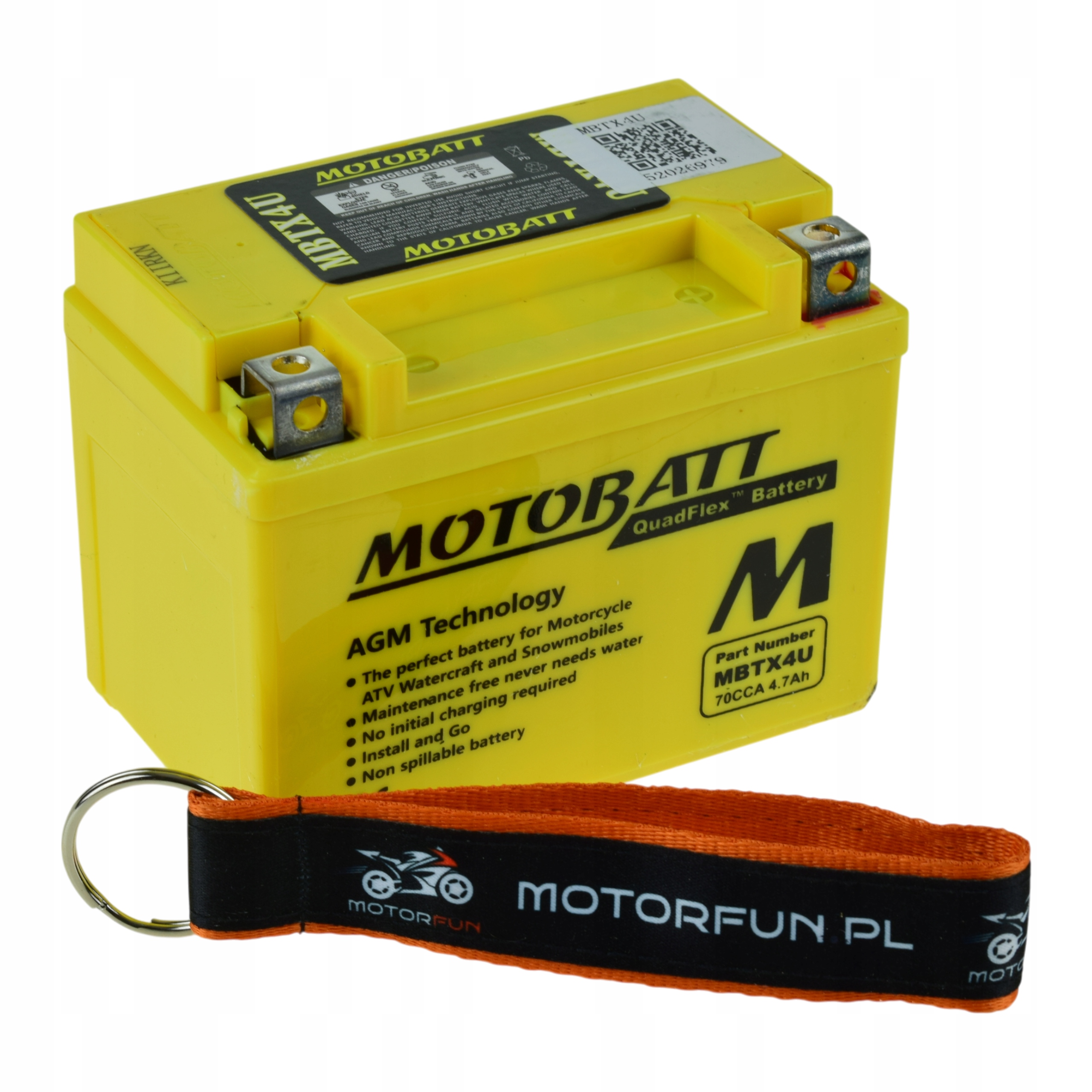 Akumulator Motobatt YAMAHA MT-125 2020 - 2024r.