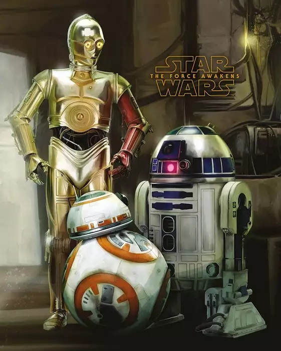 Star Wars Gwiezdne Wojny Droidy plakat 40x50 cm