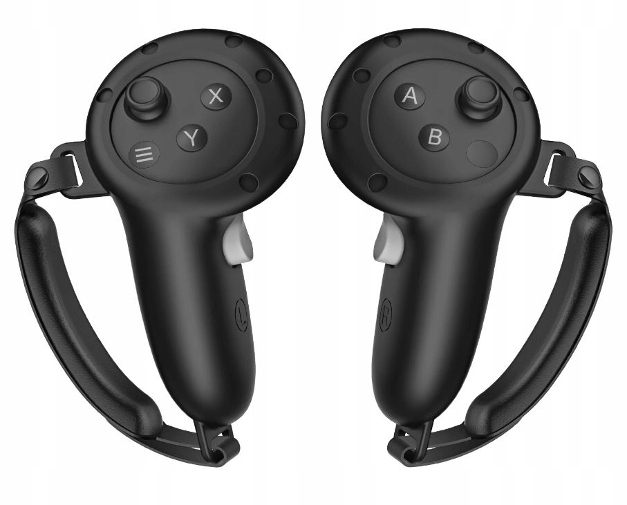 Silikonové pouzdro na ovladače držák pro Meta Quest 3S, 3 Černá