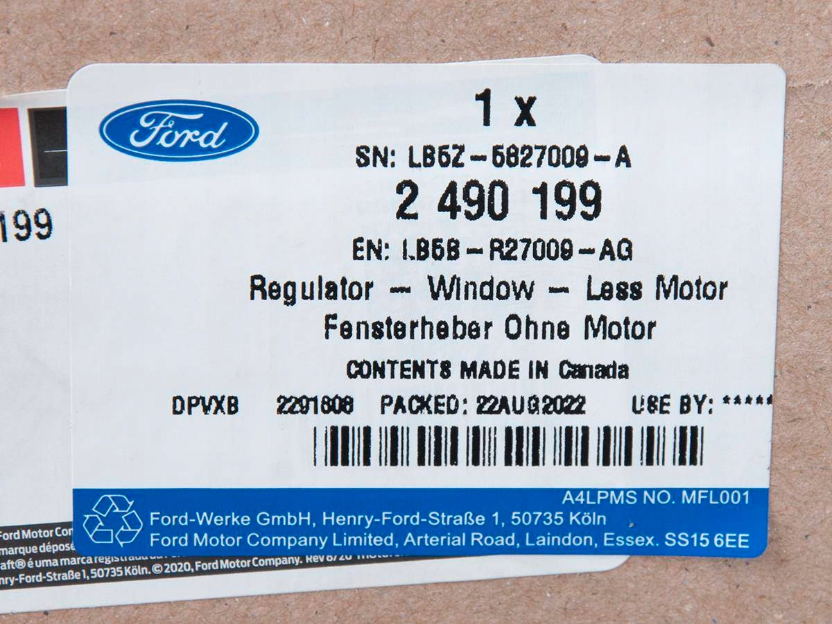 PODNOŚNIK LEWY SZYBY TYŁ EXPLORER 2020- Producent części Ford OE