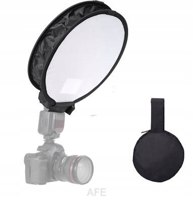 

Dyfuzor Softbox Okrągły 30cm Na Lampę Reporterską