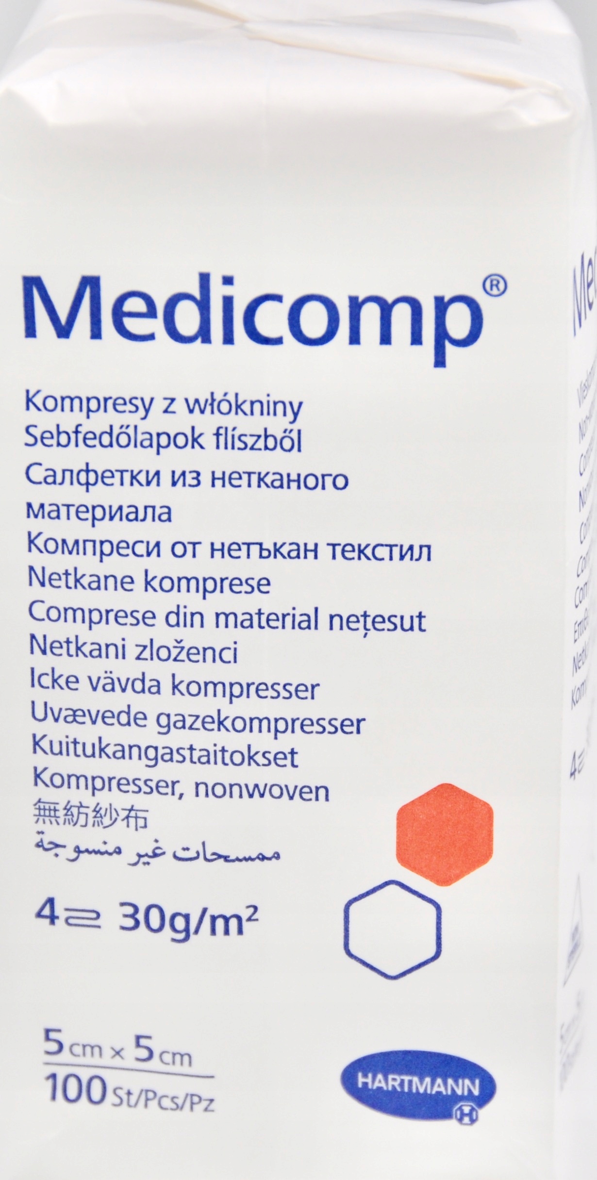 

Medicomp Kompres z włókniny 5cmx5cm 100 szt