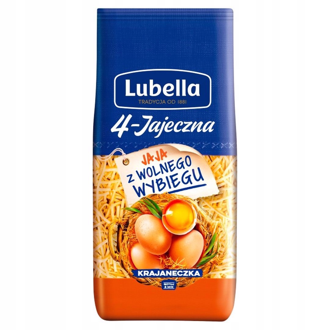 Levně Lubella Těstoviny se 4 vejci, 200 g x 18 kusů