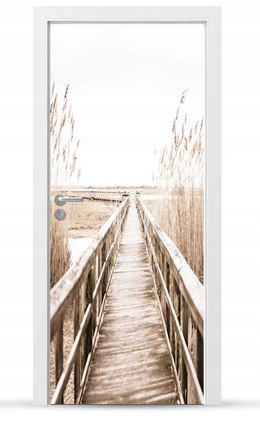 Okleina nálepka na vnější dveře Nábytková samolepicí Snadné Lepení