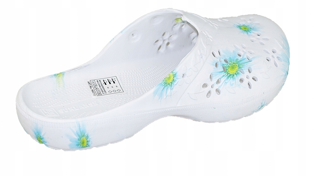 KLAPKI DAMSKIE PLAŻOWE BASENOWE LACZKI PIANKOWE Materiał wkładki inny