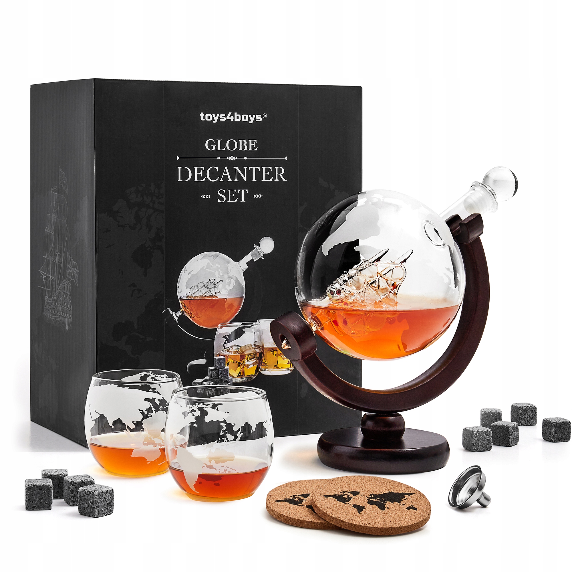 

Karafka Do Whisky Globus Szklanki Do Whisky Zestaw