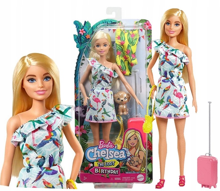 

Lalka Barbie Wakacyjna akcesoria GRT87
