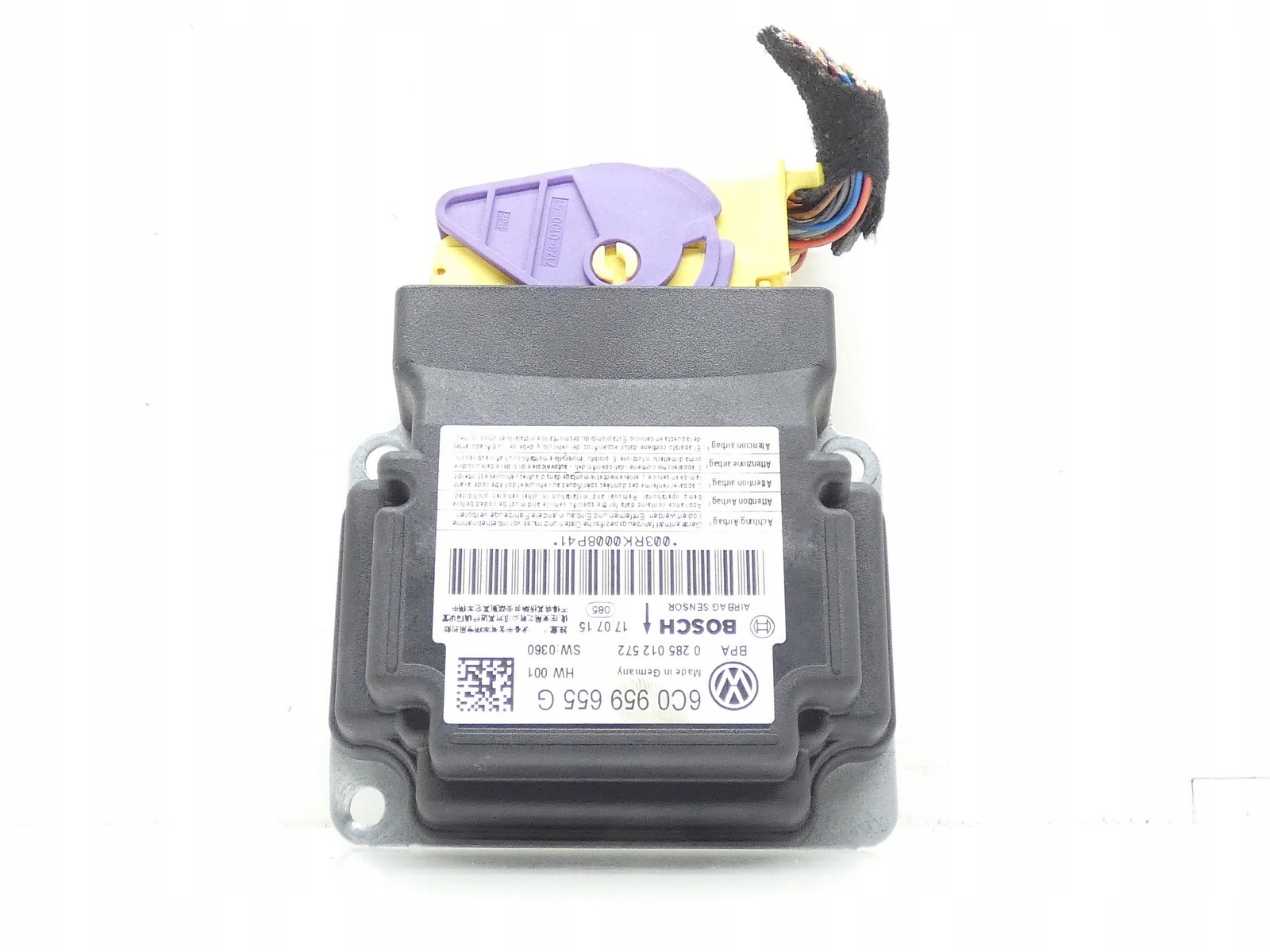modulo SENSOR airbag POWIETRZNYCH airbag SEAT TOLEDO IV 6C0959655G