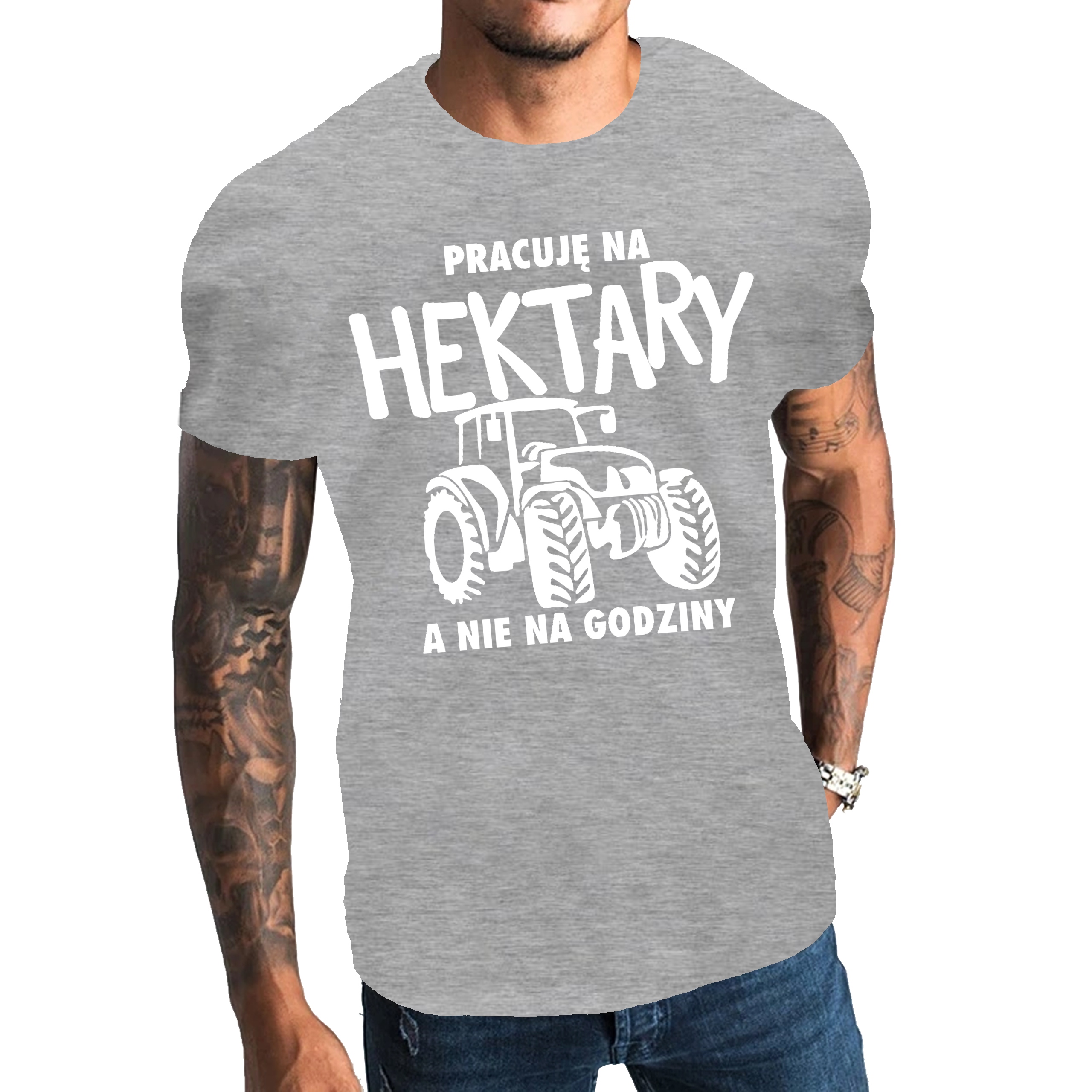

T shirt koszulka Traktor Rolnik Funny kolory L