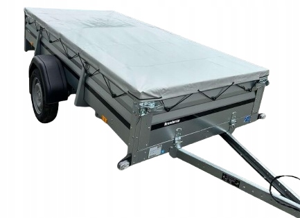 Plochá plachta na přívěs Brenderup 2270 270 x 128 cm, šedá