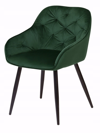 Krzesło tapicerowane Loren dark green Marka ExitoDesign