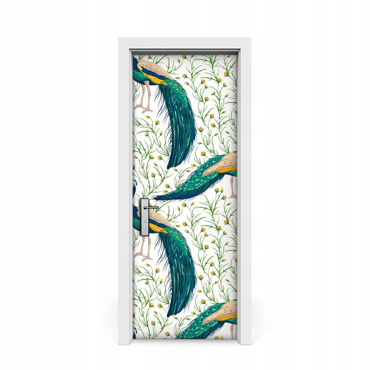 

Naklejki na drzwi Pawie 75x205