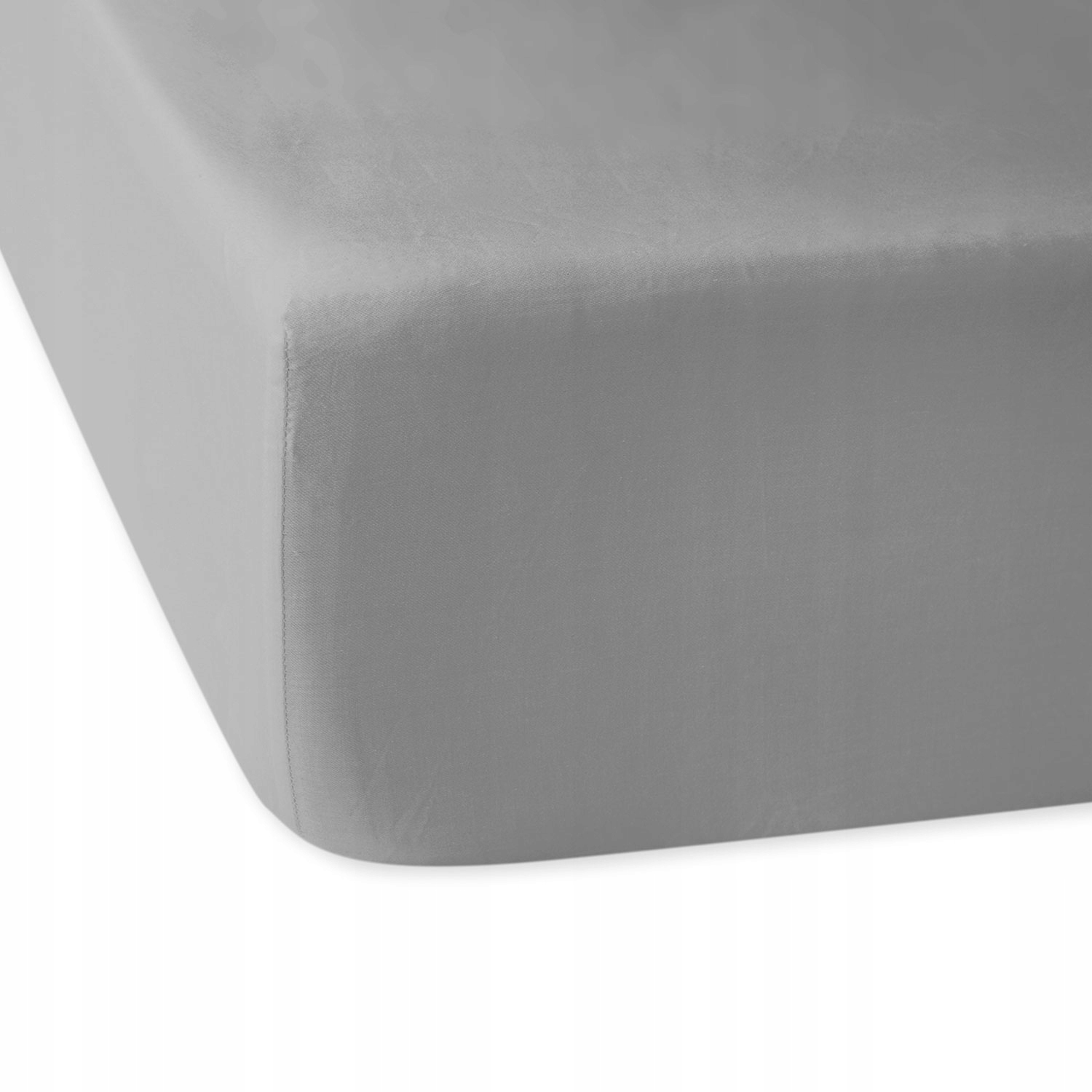 prostěradlo saténové s gumičkou 200x220 Popel