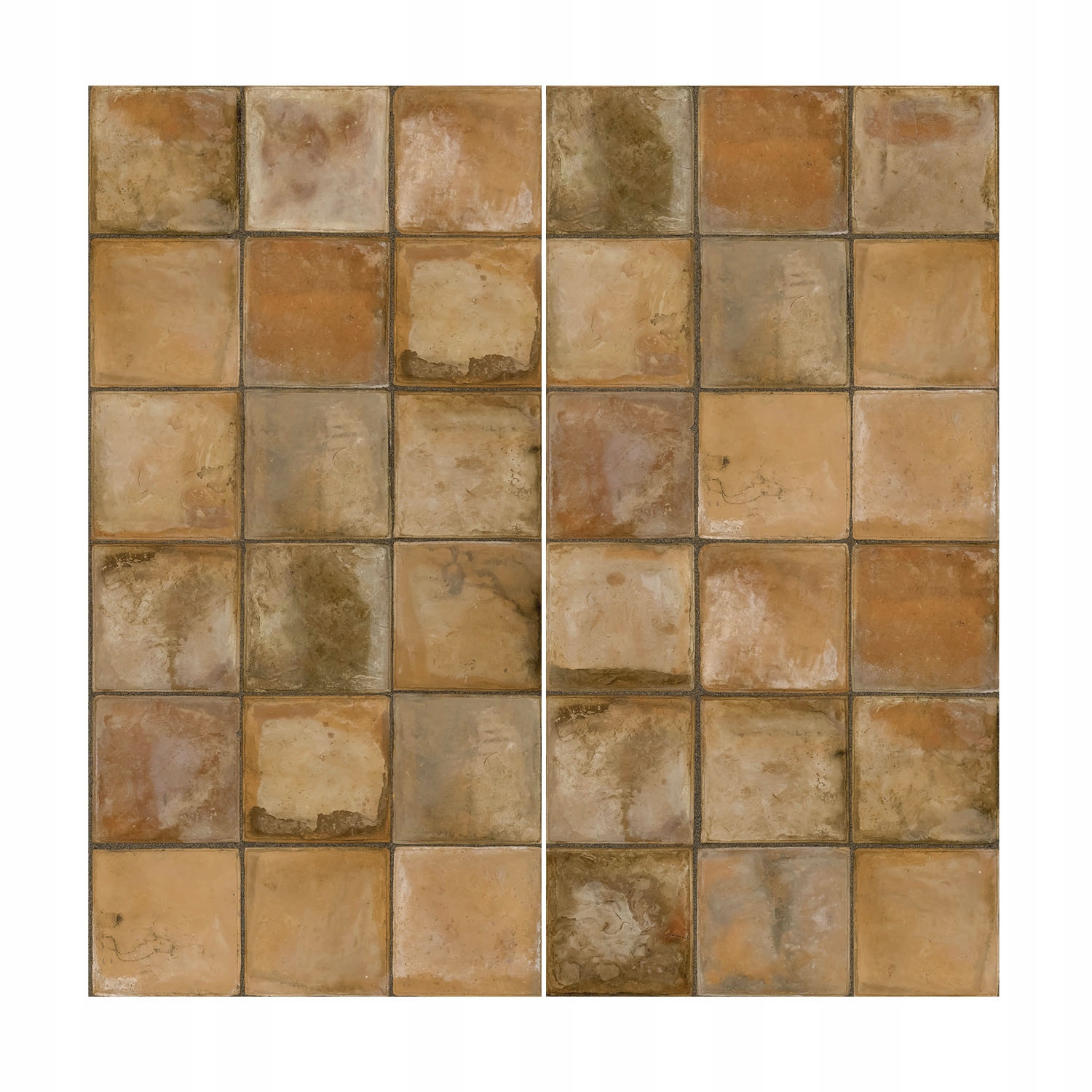 Flizelina Dekorativní fototapeta do ložnice Rustikální mozaika 250 x 250 cm