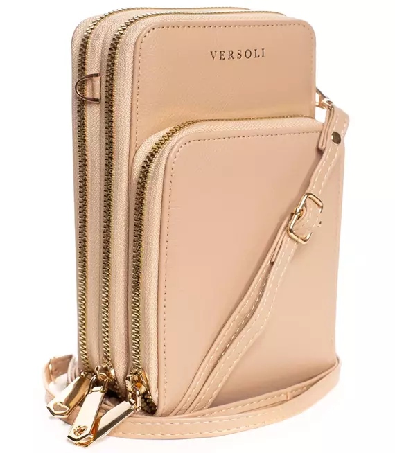 

Mała mini torebka kopertówka portfel gładka