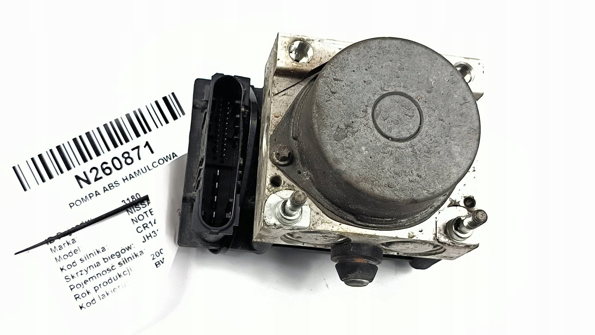 pump ABS brake 47660-9U100 NISSAN NOTE E11