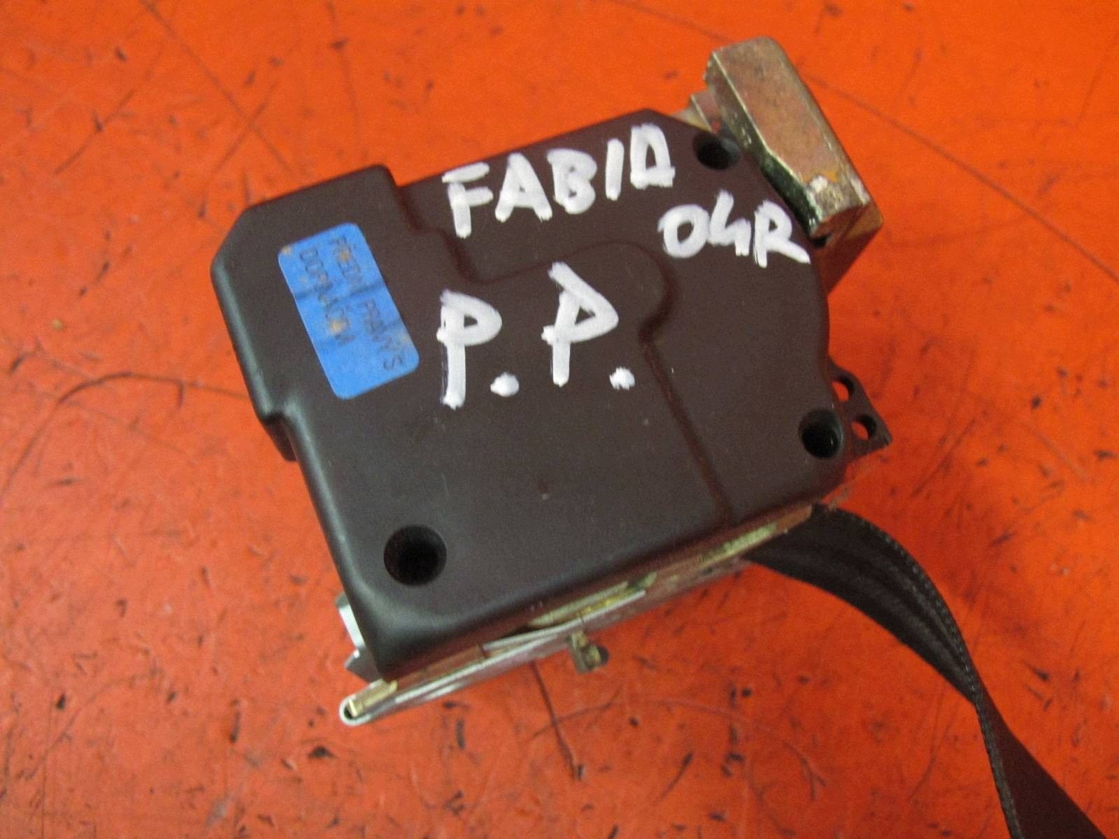 SKODA FABIA and 6Y 99- seat belt right front front 6Y0857702E