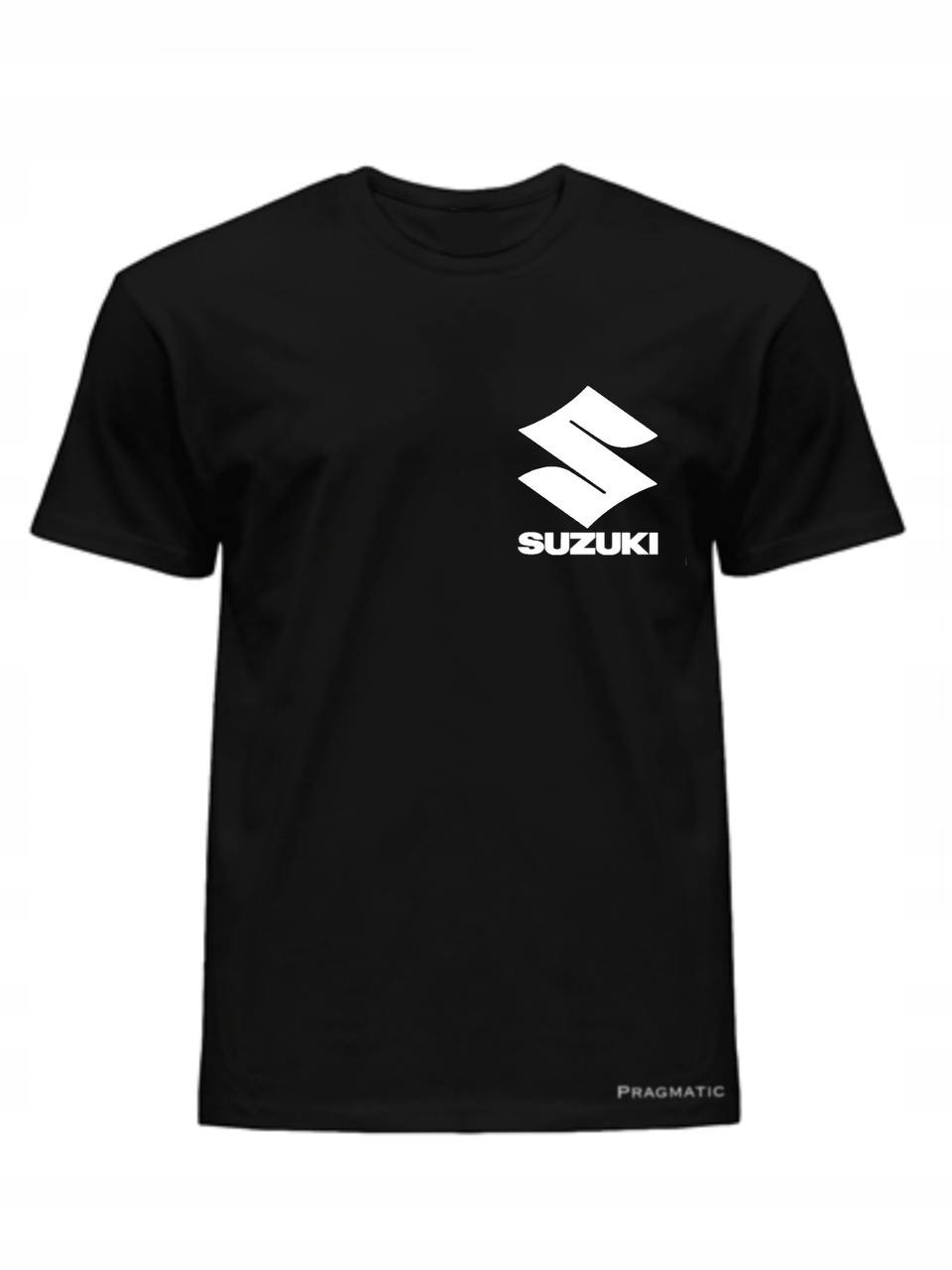 

Koszulka T-shirt Suzuki Męski Czarny Bawełnianyxxl