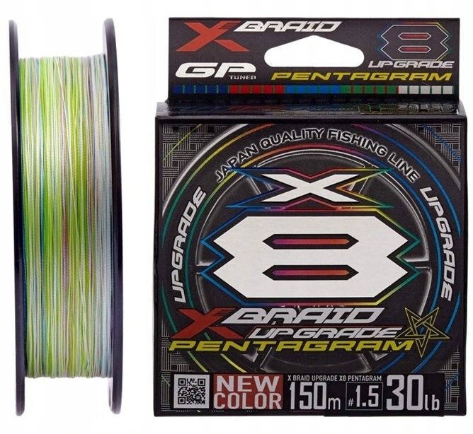 Ygk Plecionka 8X Upgrade Pentagram Pe 1.05# 0,205mm/13.5kg Mutlicolor