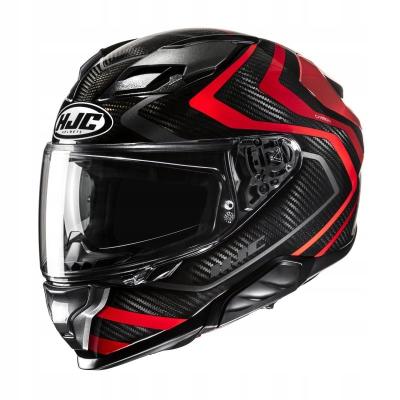 Motocyklová Prilba Hjc F71 Carbon Nevio Black Red S