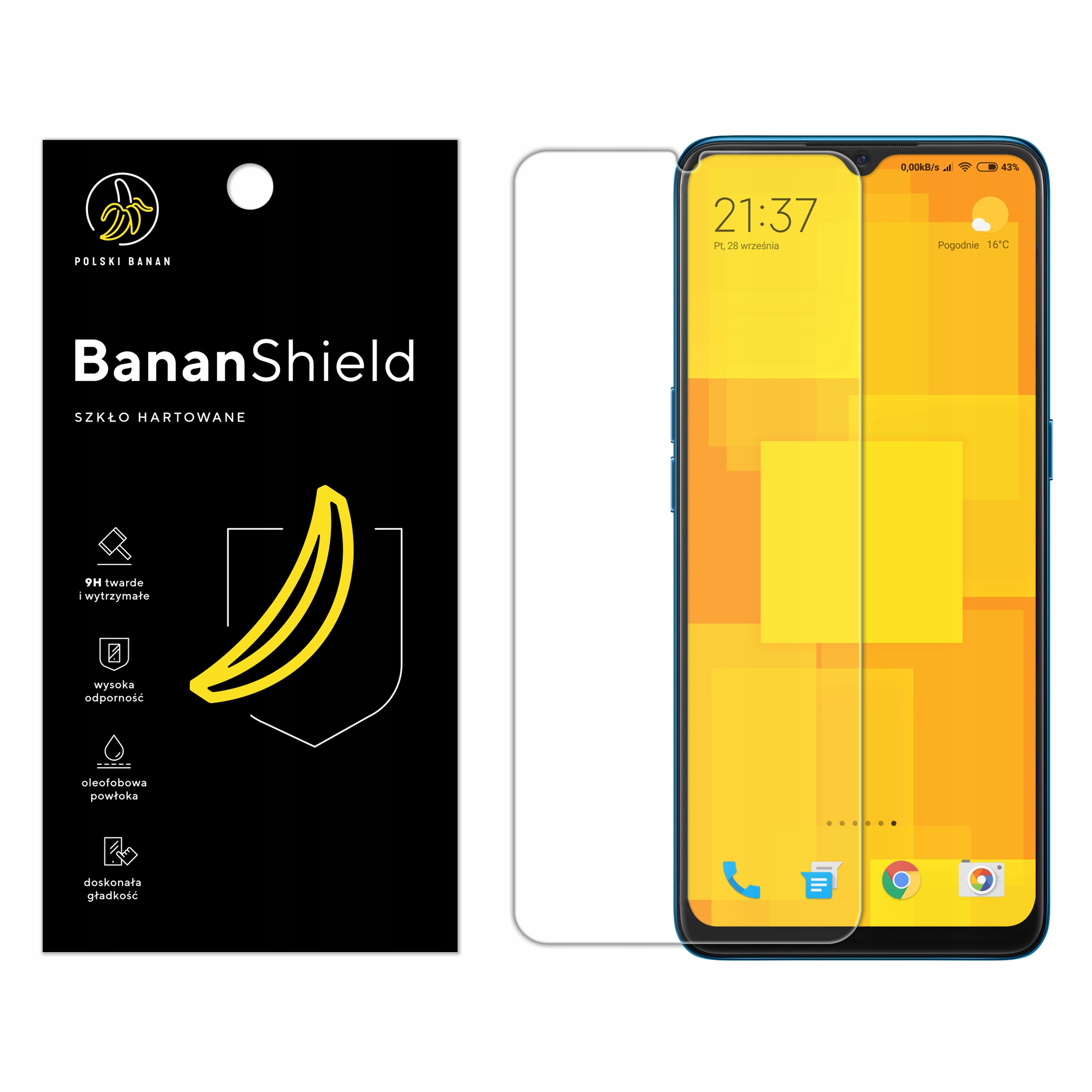 

Szkło Hartowane Polski Banan 9H do Oppo A91