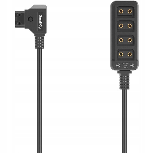 SmallRig 4831 – napájecí kabel, adaptér, rozbočovač D-Tap 1 na 4, 4 porty