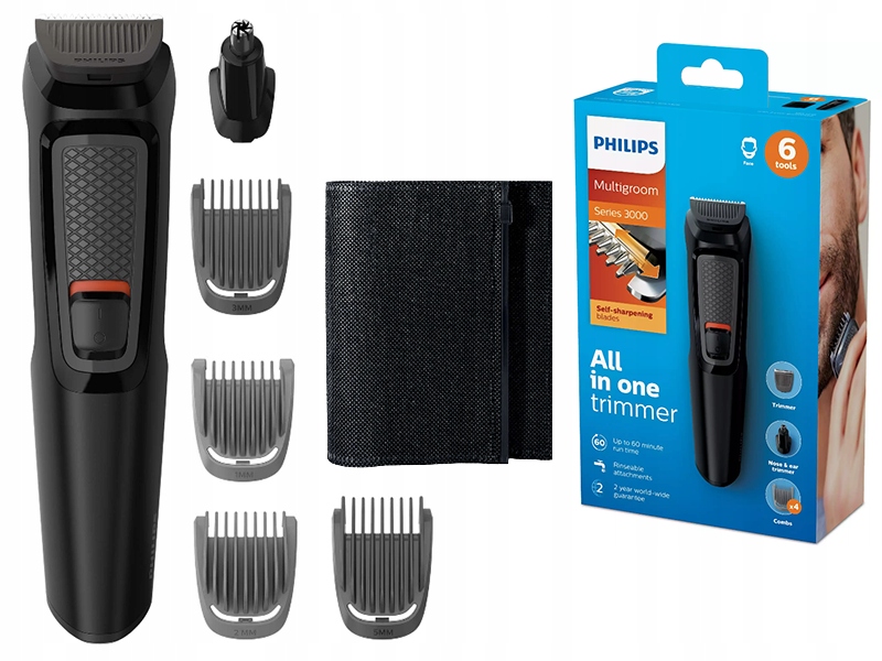 

Trymer maszynka Philips Multigroom MG3710/15 6w1