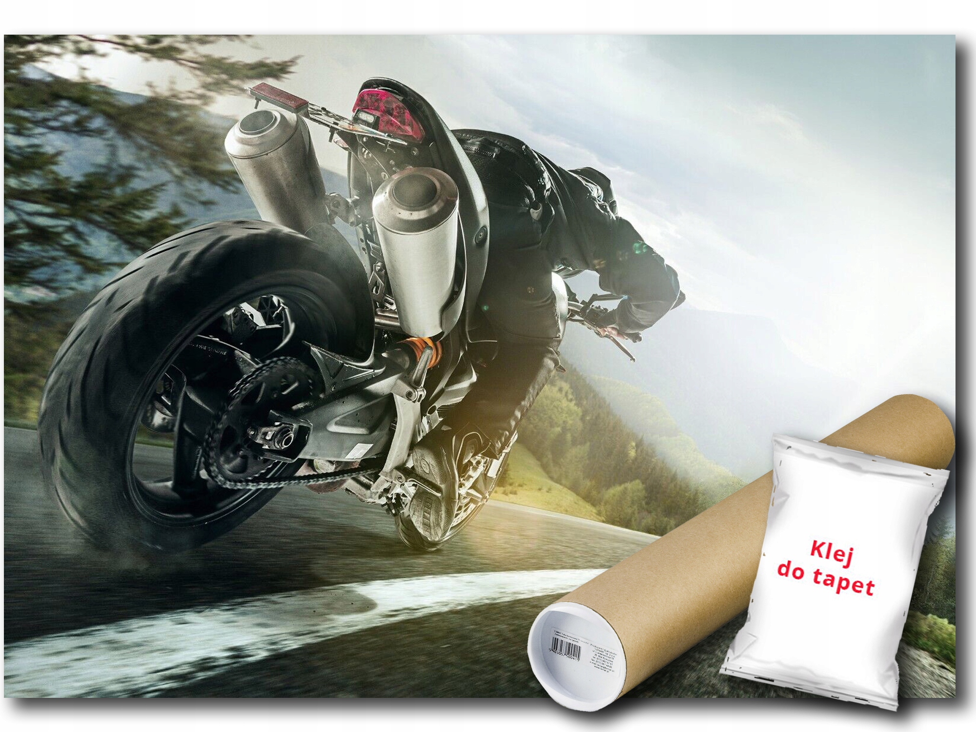 Fototapeta Flizelina Motor Motocykl Silnice 416x290