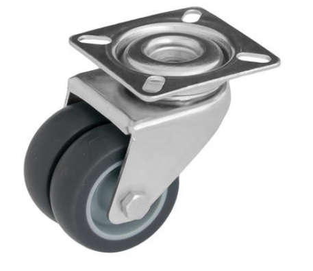 

Koło Podwójne Skrętne 50 mm 70 kg Płytka Wzmocnion