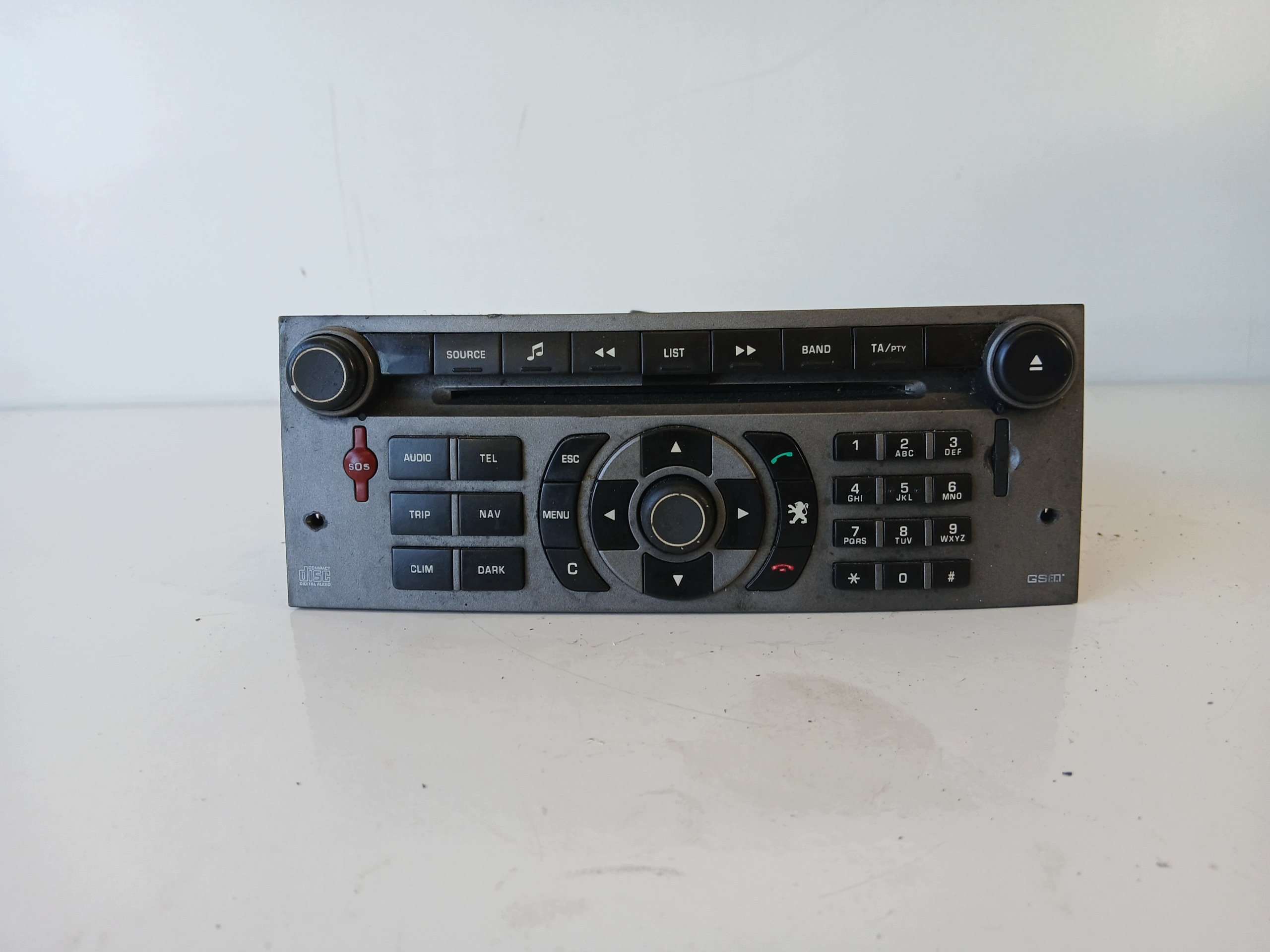 PEUGEOT 407 RADIO FABRYCZNE CD 96565708YW