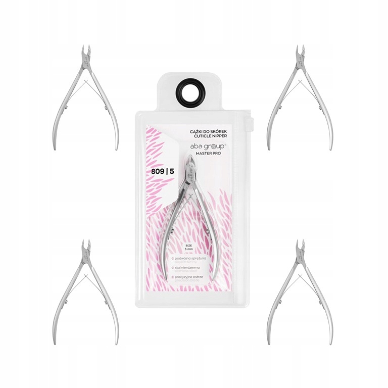 Kleštičky na kůžičky dvoupružinové, ostré 5 mm Aba Group Master Pro 809/5 5 ks