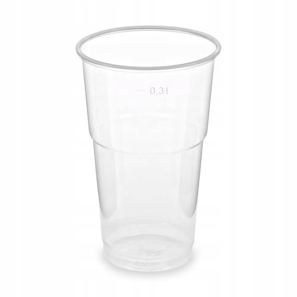 

Kubki plastikowe do piwa jednorazowe 300ml 50sztuk