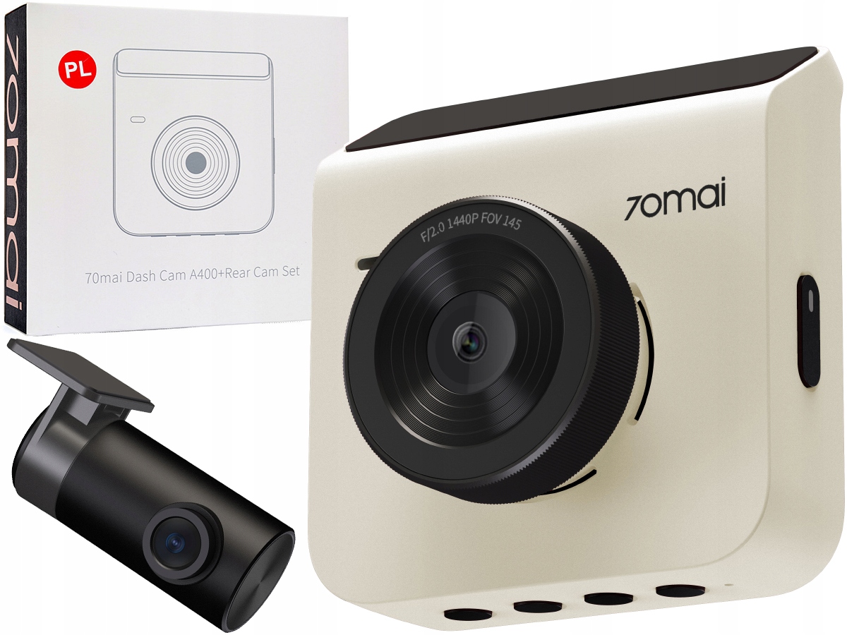 Kamera samochodowa 70mai A400 145° + RC09 WSTECZNA