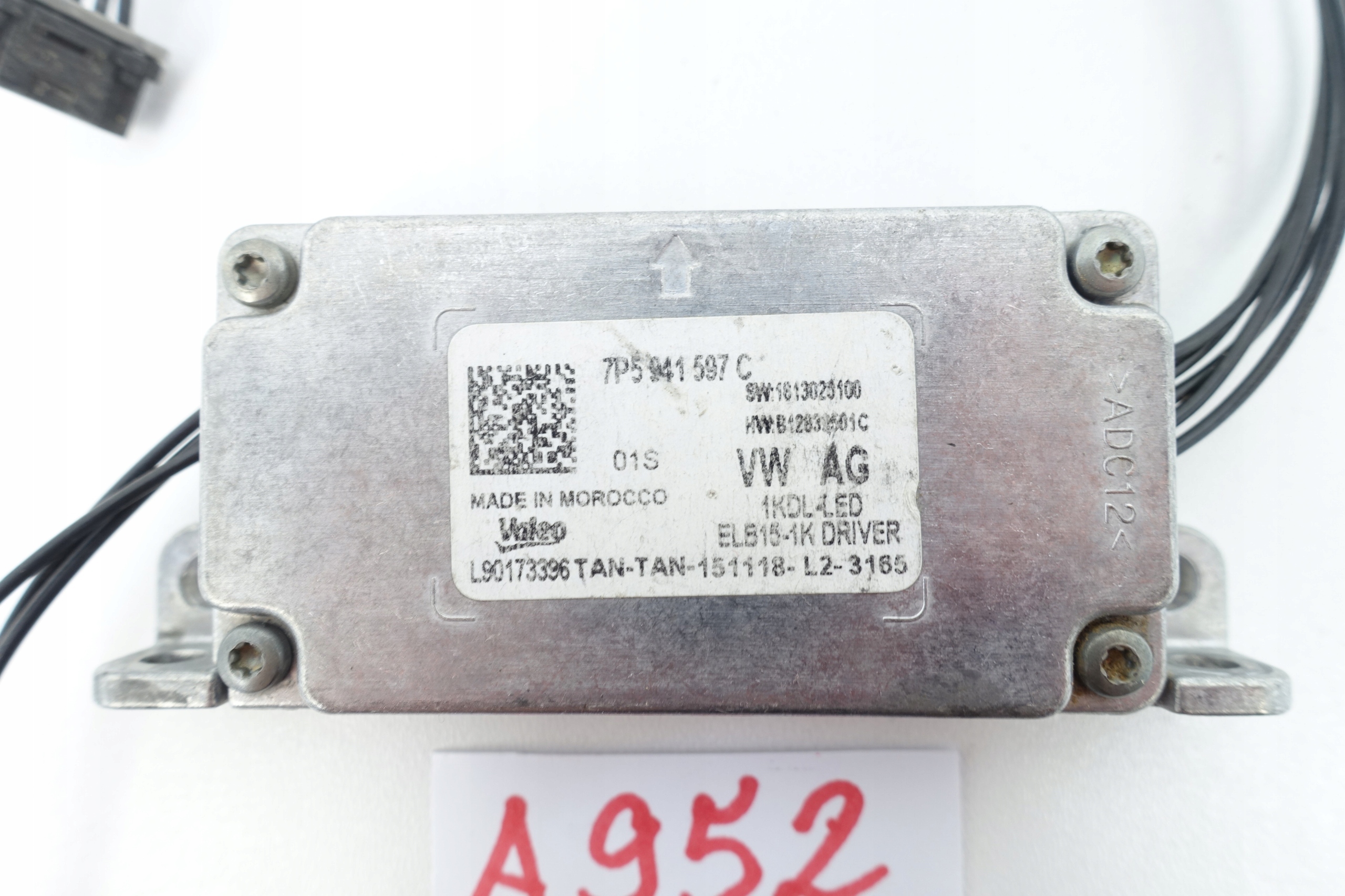 Unité de contrôle Module LED VW PORSCHE 7P5941597C