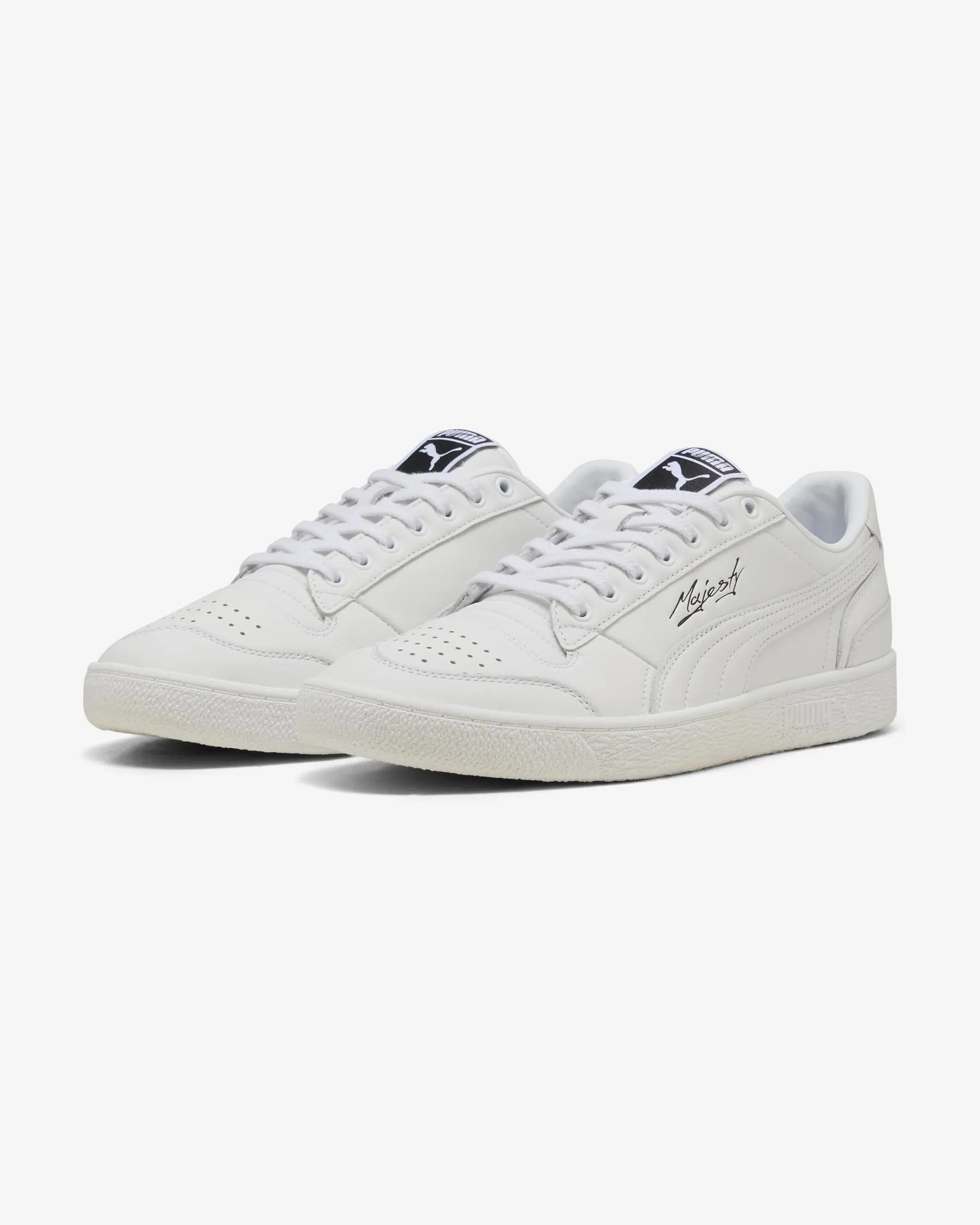 Pánské sportovní boty Puma Majesty 31261701 bílé kožené tenisky 42.5
