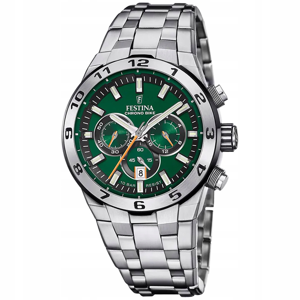 Pánské Hodinky Festina F20670-2 stříbrné
