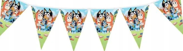 NACZYNIA JEDNORAZOWE Z BOHATERAMI BAJKI BLUEY Marka inna marka