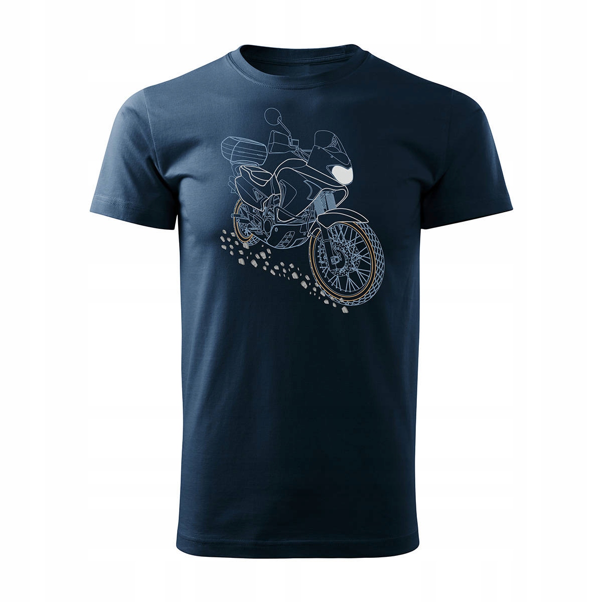 

Koszulka motocyklowa z motocyklem Honda Transalp
