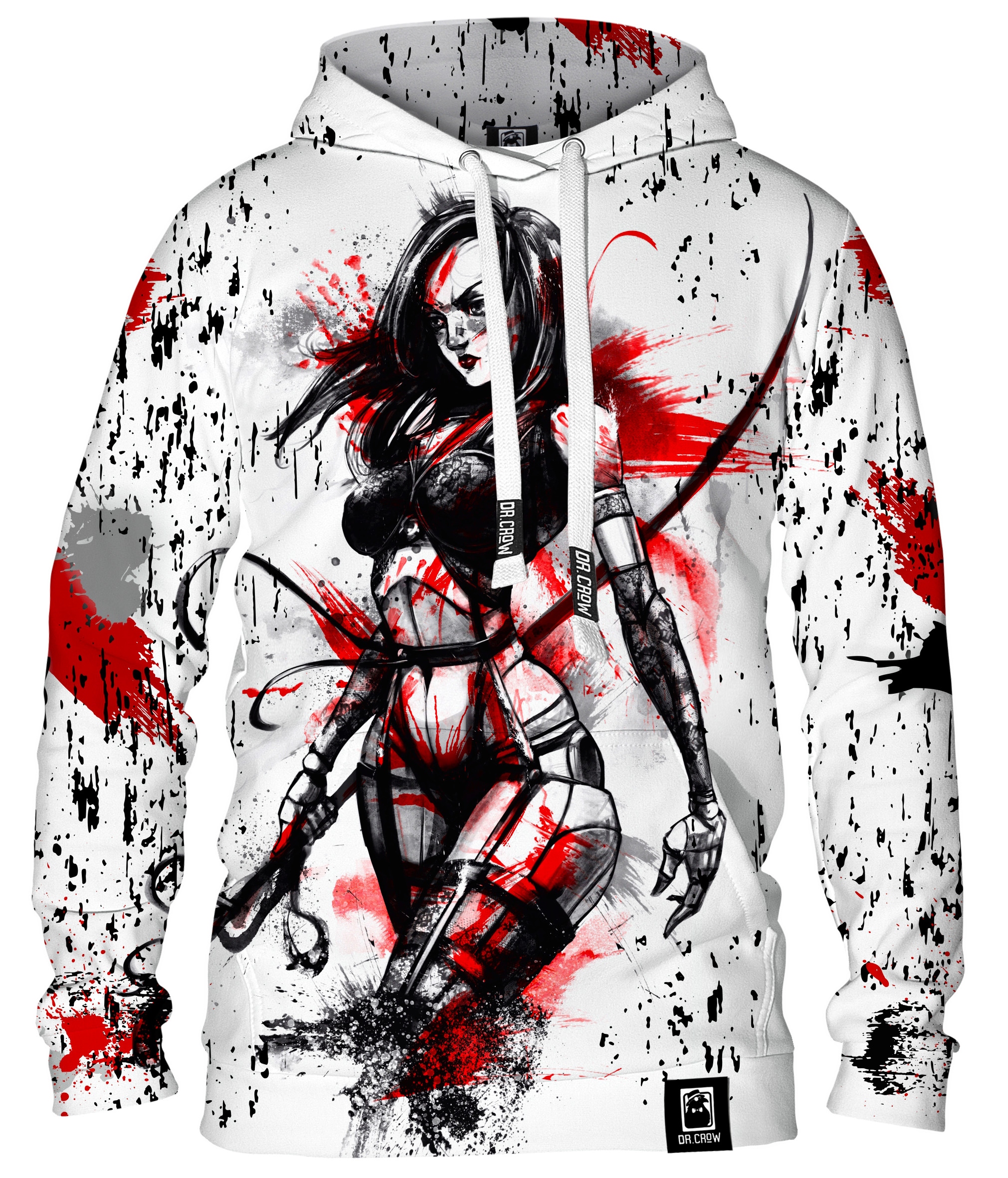 

Bluza Kaptur Nadruk Fullprint Prezent Yakuza S