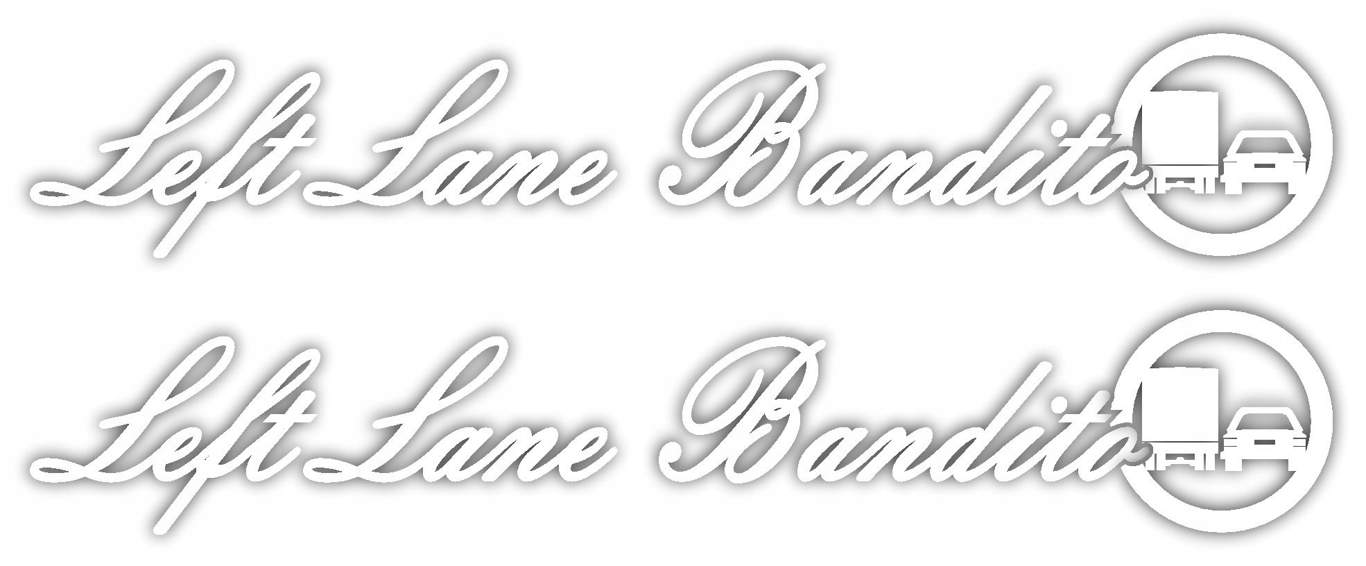 Naklejki, left lane bandito, Tir, Daf Scania Man Volvo Iveco Mercedes Ford