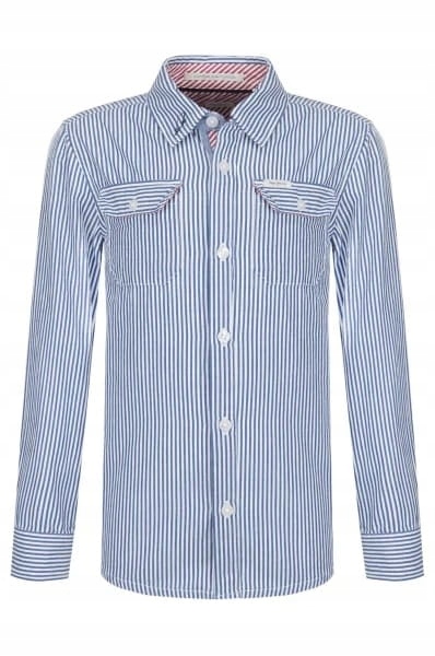 PEPE JEANS DWUKOLOROWA KOSZULA PASKI (10L)
